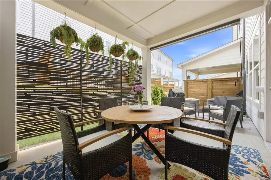Exterior details and patio area of a home in , Cumming (Image 21).