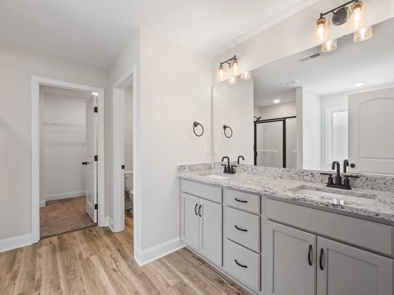 Furnished interior view inside a new home in Meadow Ridge Estates, Josephine (Image 9).
