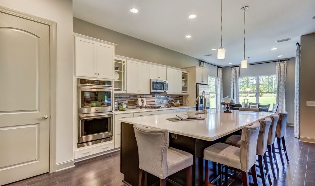 Sun-lit kitchen