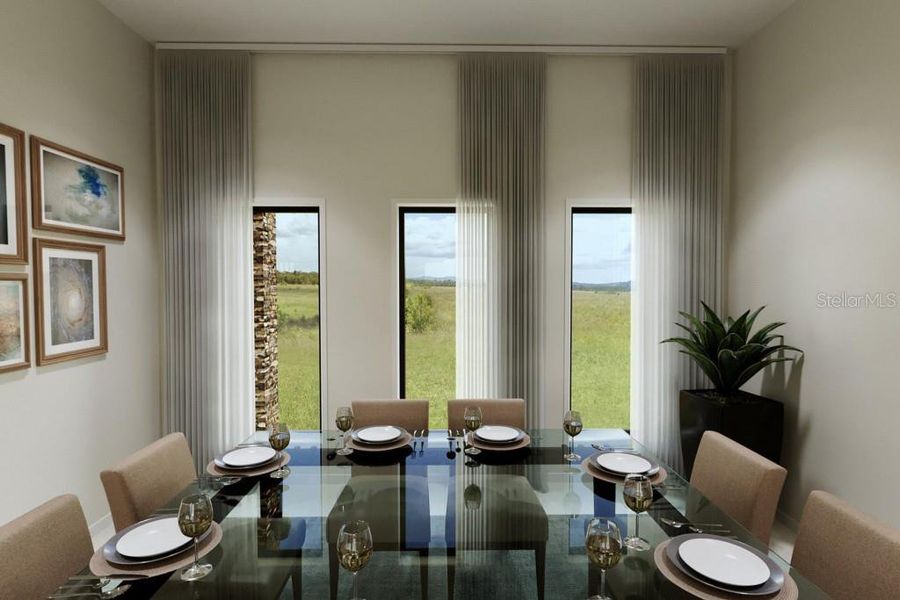 Furnished interior view inside a new home in , Myakka City (Image 4).