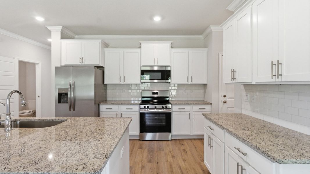 Furnished interior view inside a new home in Misting Springs, Crawfordville (Image 7).