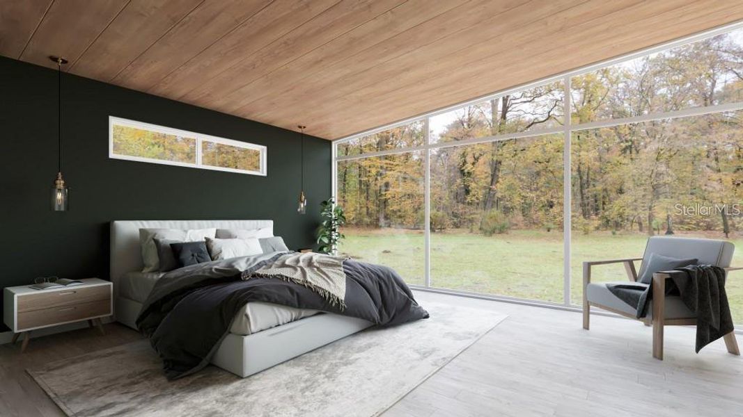 Furnished interior view inside a new home in , Myakka City (Image 8).