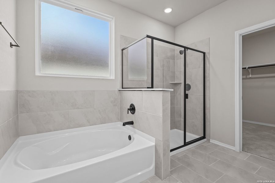 Furnished interior view inside a new home in Royal Crest, San Antonio (Image 11).