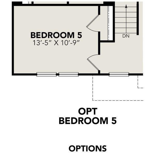 2D floor plan layout for the The Murray F by Davidson Homes LLC in Hickory Ridge, Elmendorf, TX (Image 5).