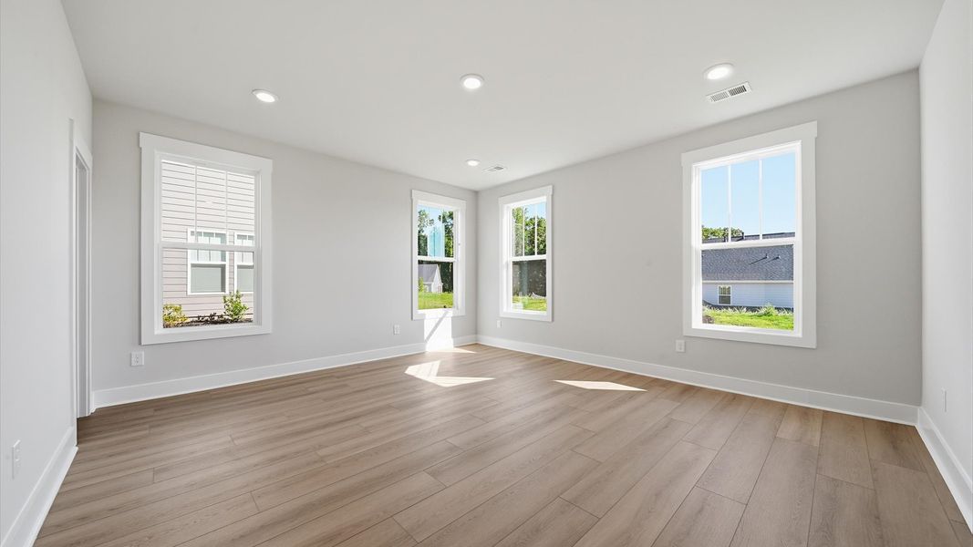 Furnished interior view inside a new home in Kayfield at Midway, Anderson (Image 24).