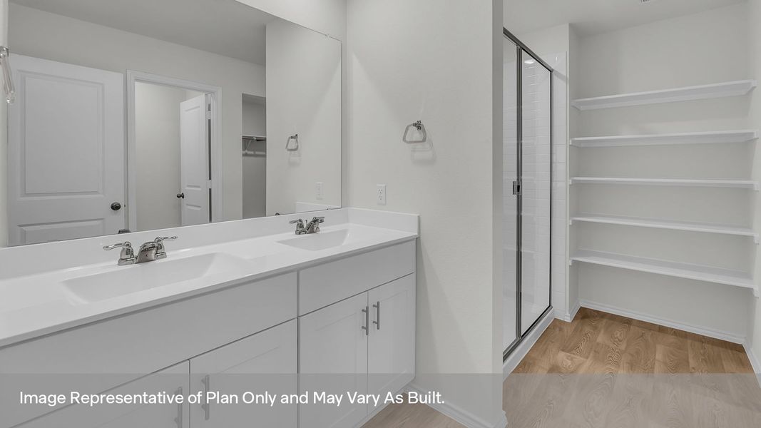 Representative furnished interior of a home built from the The Caroline by D.R. Horton in Bollinger, Maxwell (Image 12).