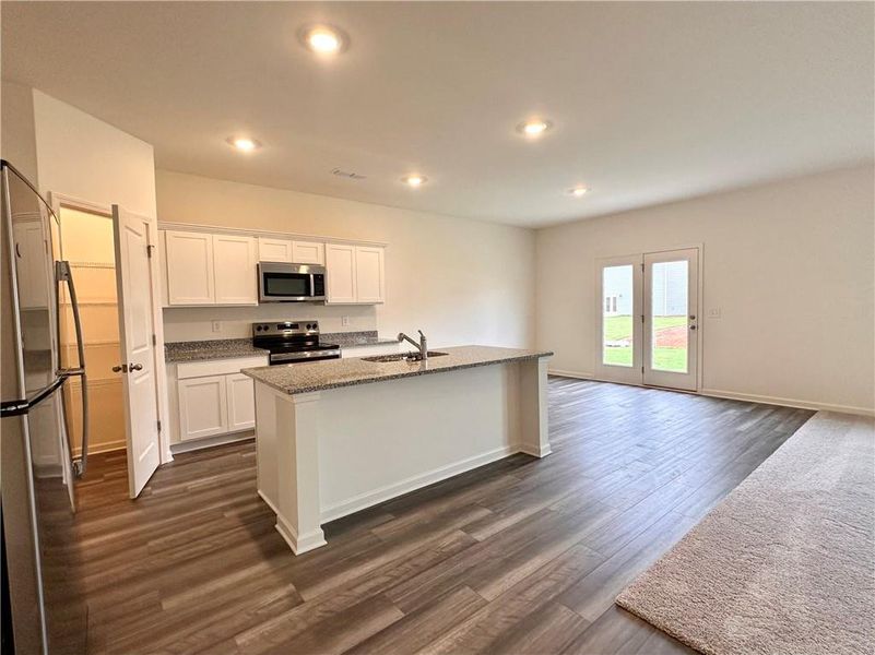 Furnished interior view inside a new home in Mt. Tabor Ridge, Dallas (Image 8).
