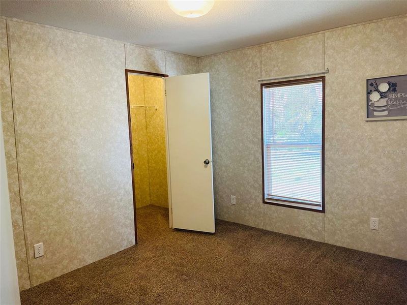 2ND BEDROOM WITH WALKING CLOSET