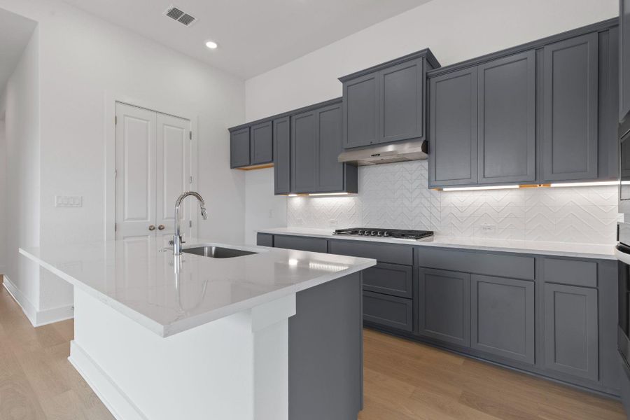 Beautiful finishes in Light & Bright Kitchen