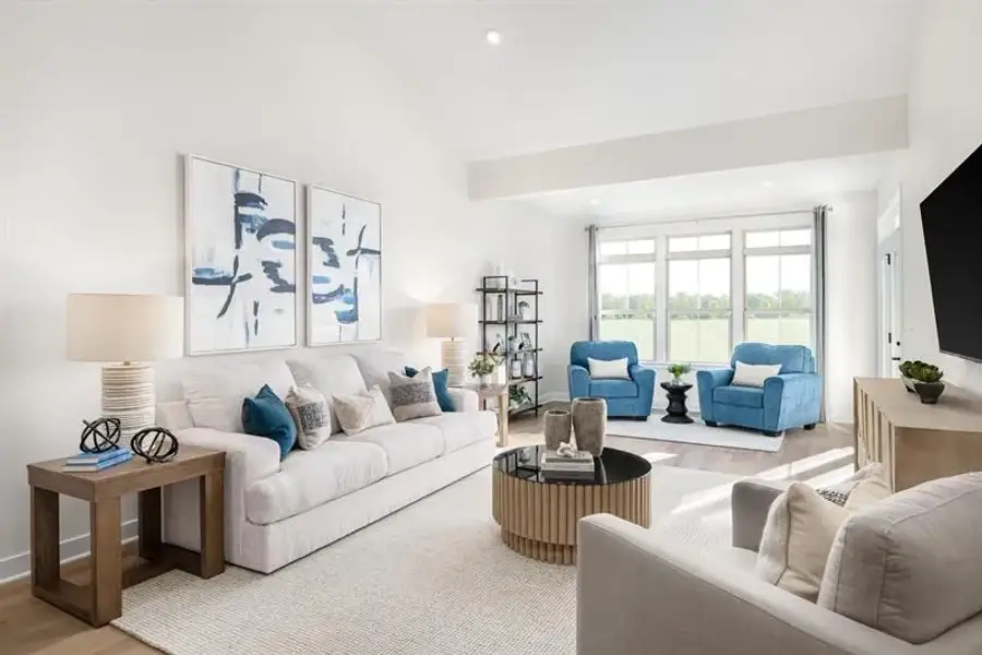 Furnished interior view inside a new home in Newberry 55+ Villas, McDonough (Image 9).