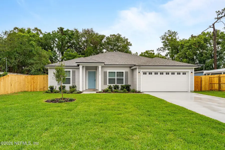 Front exterior of a new home in , Jacksonville, FL, highlighting curb appeal (Image 2). Front exterior of a new home in , Jacksonville, FL, highlighting curb appeal (Image 2).