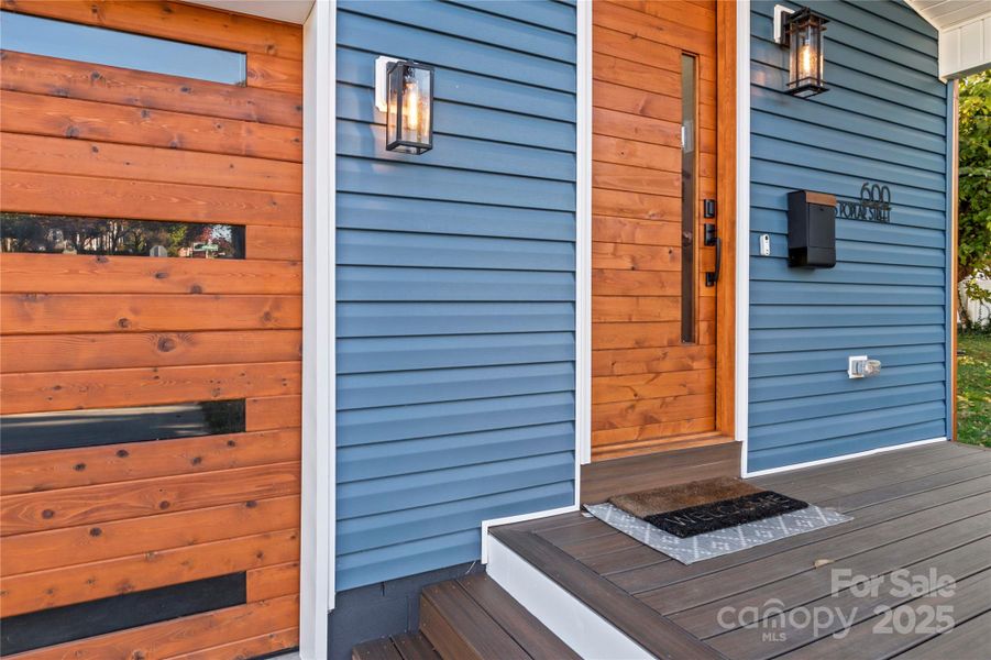 Exterior details and patio area of a home in , Winston-Salem (Image 1).