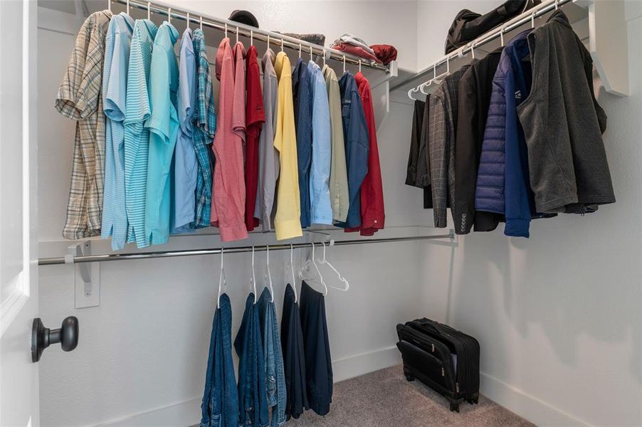 Spacious Walk In Closet