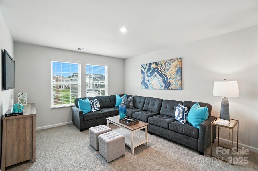 Furnished interior view inside a new home in Waxhaw Landing, Monroe (Image 29).