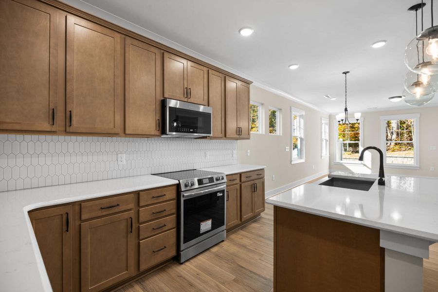Furnished interior view inside a new home in Harbor Crossing, Greensboro (Image 11).