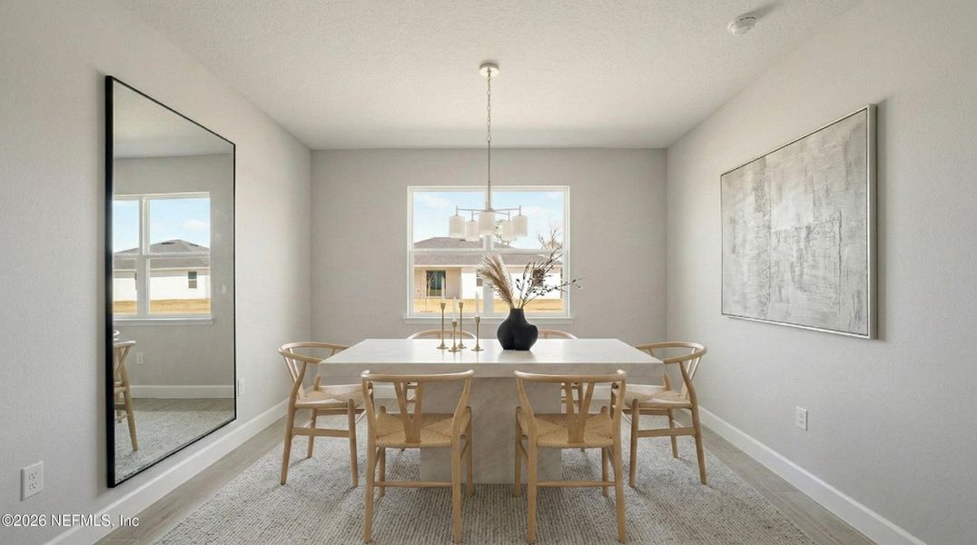 Furnished interior view inside a new home in , Palm Coast (Image 18).