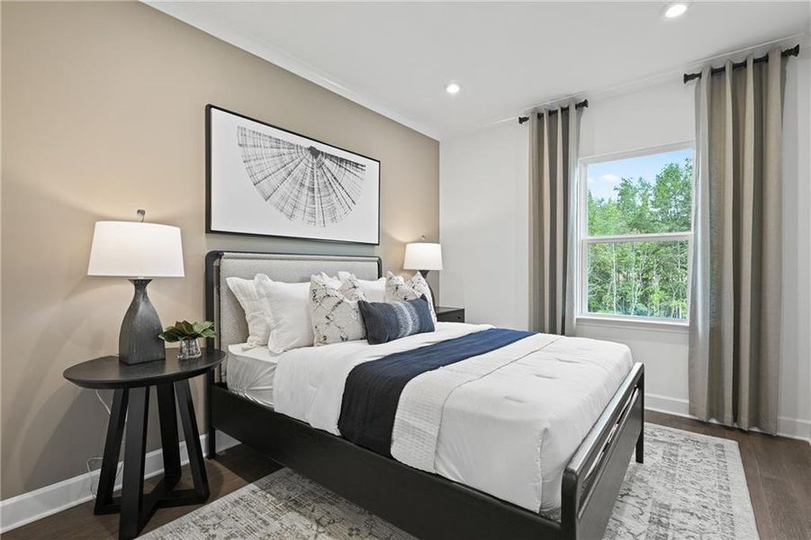 Furnished interior view inside a new home in Berkeley Mill, Cumming (Image 13).
