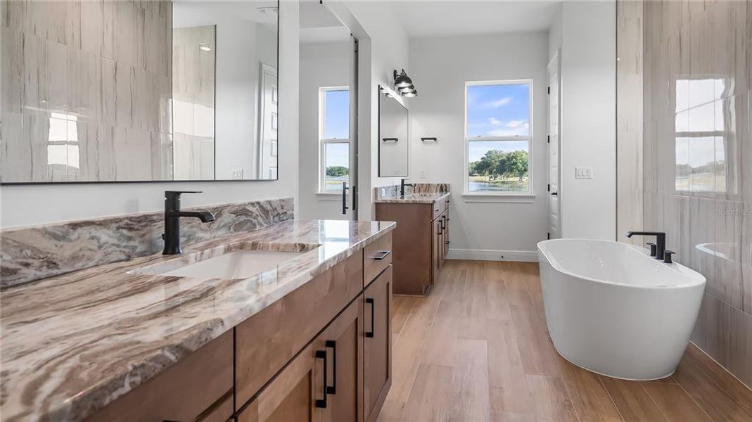 Furnished interior view inside a new home in , Clermont (Image 8).