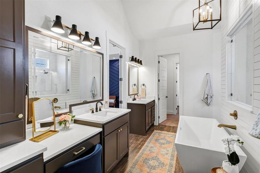 Furnished interior view inside a new home in , Tolar (Image 5).