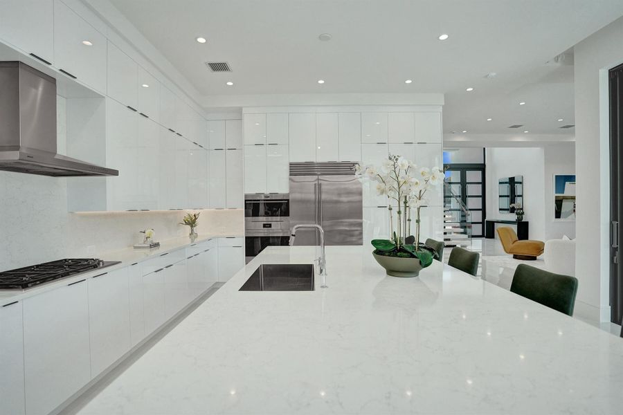 Furnished interior view inside a new home in , Delray Beach (Image 11).