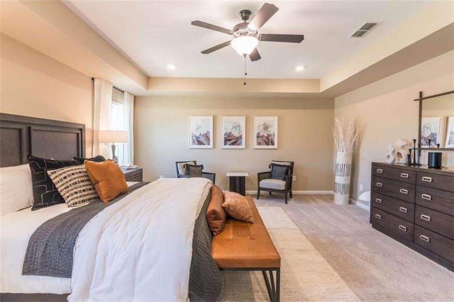 Furnished interior view inside a new home in The Pointe at Heron Bay, Locust Grove (Image 12).