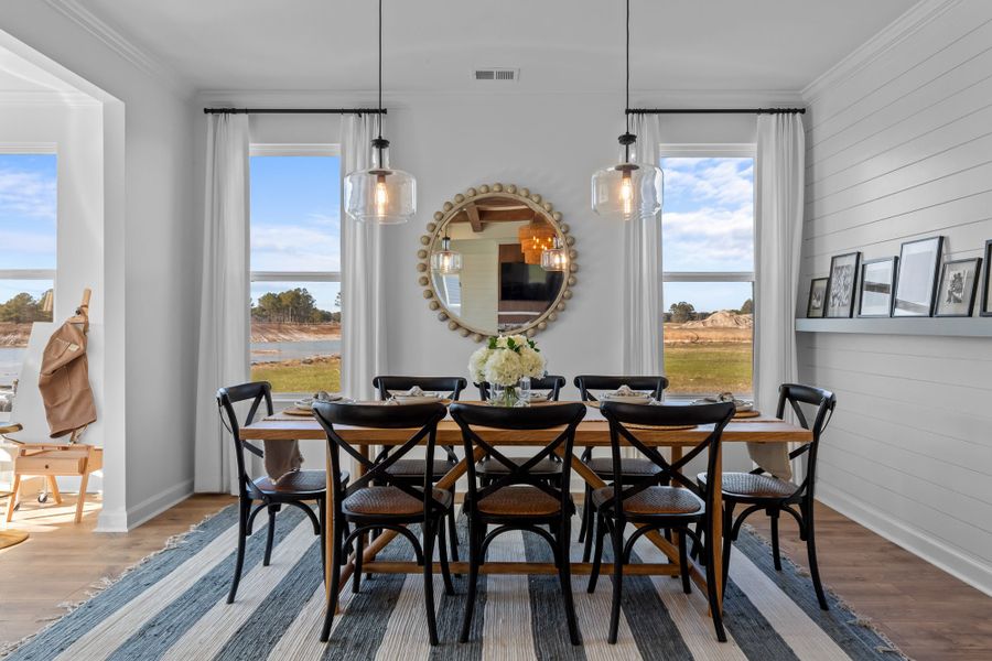 Representative furnished interior of a home built from the The Surfrider by Chesapeake Homes in Coastal Club of the Carolinas, Calabash (Image 45).