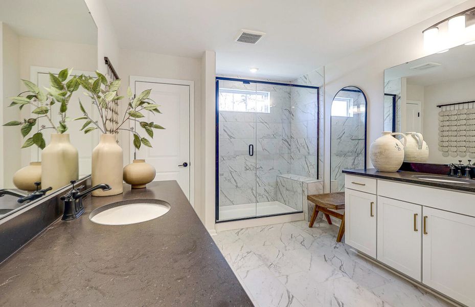 Representative furnished interior of a home built from the Cooper by Pulte Homes in Parkside Towns, Charlotte (Image 17).