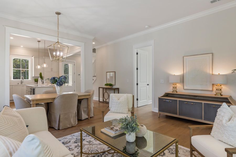 Furnished interior view inside a new home in , McClellanville (Image 29).