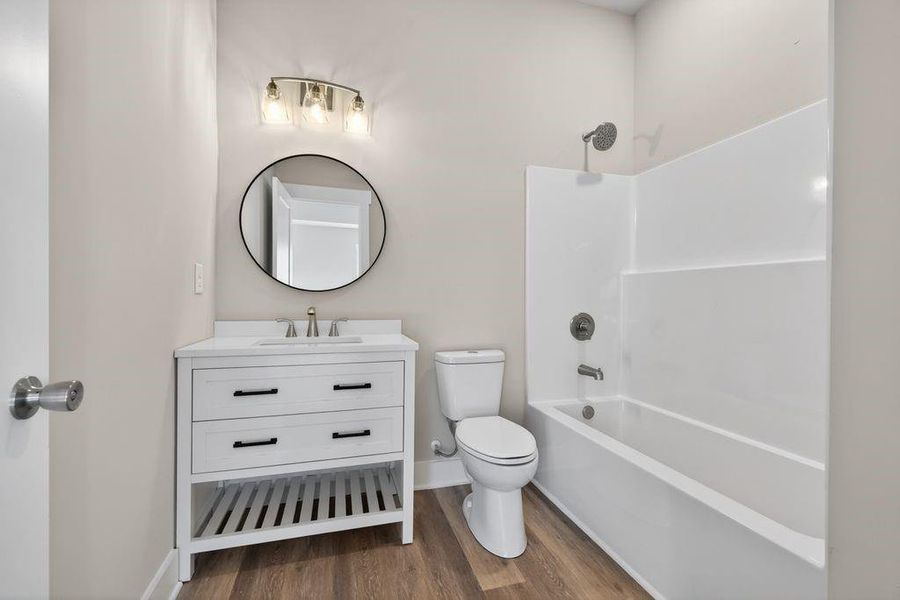 Furnished interior view inside a new home in , Flowery Branch (Image 18).