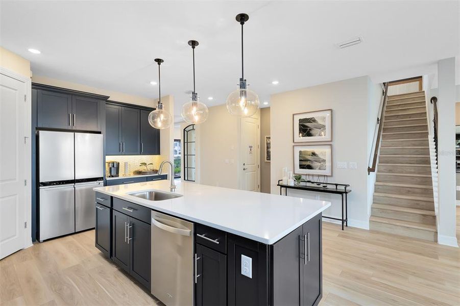 Furnished interior view inside a new home in Bridgewalk, St. Cloud (Image 11).
