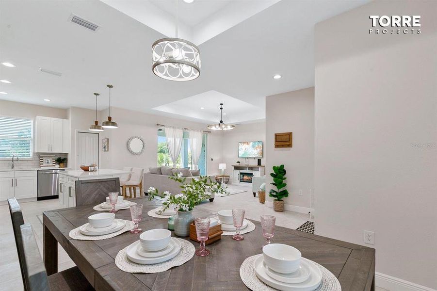Furnished interior view inside a new home in , Port Charlotte (Image 3).