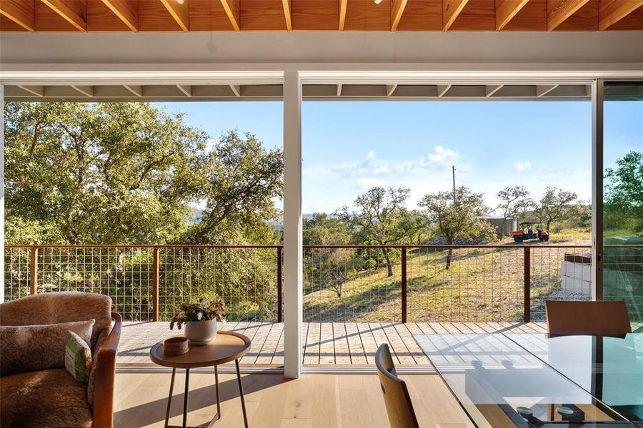 Exterior details and patio area of a home in , Burnet (Image 1).