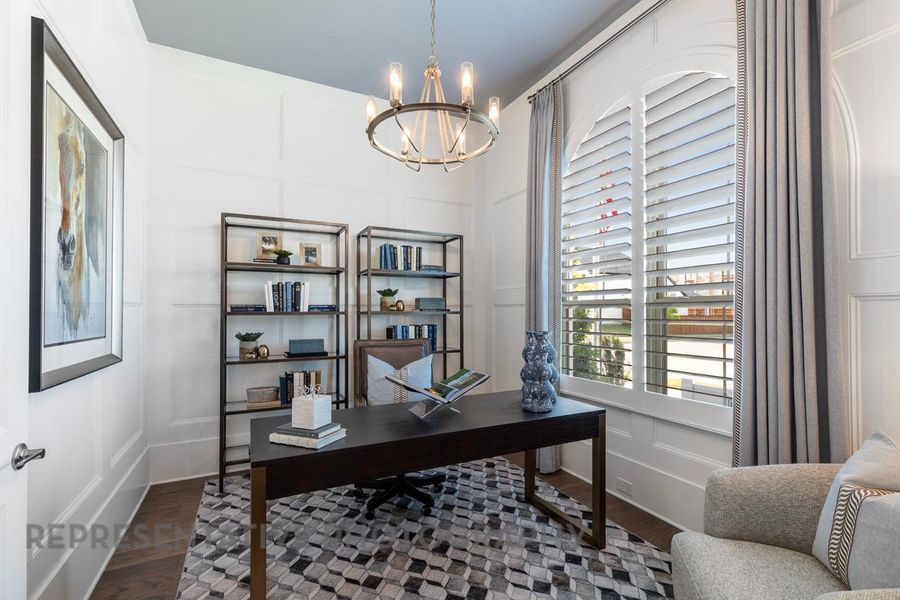 Furnished interior view inside a new home in 6 Creeks at Waterridge: 55ft. lots, Kyle (Image 34). Furnished interior view inside a new home in 6 Creeks at Waterridge: 55ft. lots, Kyle (Image 34).