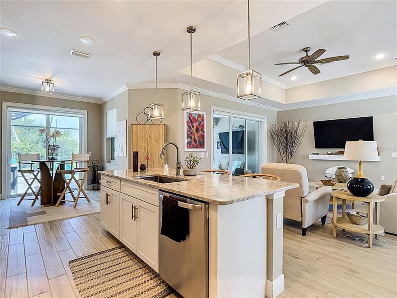 Furnished interior view inside a new home in , Punta Gorda (Image 35).