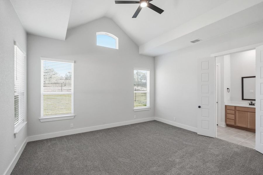 Representative unfurnished interior of a home built from the Archer 50′ by Chesmar Homes in Esperanza, Boerne (Image 10). Representative unfurnished interior of a home built from the Archer 50′ by Chesmar Homes in Esperanza, Boerne (Image 10).