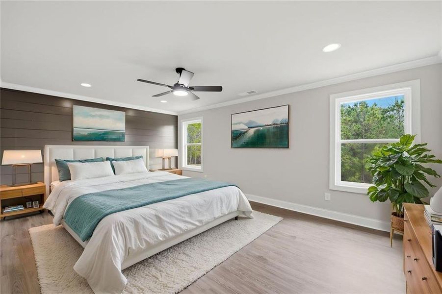 Furnished interior view inside a new home in , Dawsonville (Image 14).