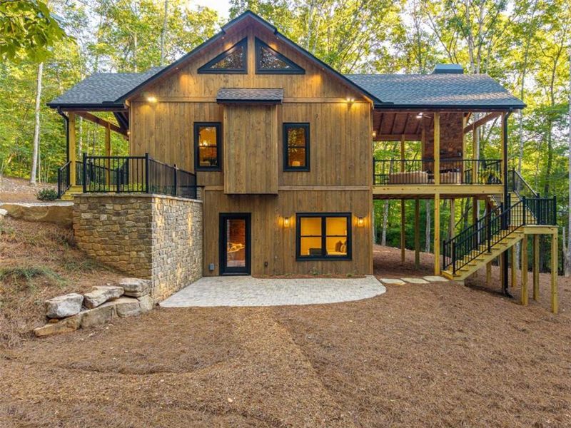 Front exterior of a new home in , Morganton, GA, highlighting curb appeal (Image 2). Front exterior of a new home in , Morganton, GA, highlighting curb appeal (Image 2).