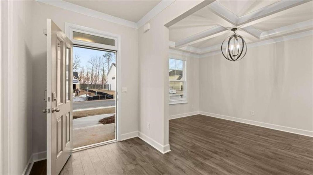 Spacious, unfurnished interior of a new home in The Gates at Pates Creek, Hampton (Image 18).
