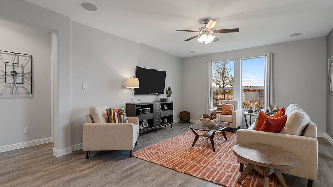 Furnished interior view inside a new home in Morningstar, Aledo (Image 25).