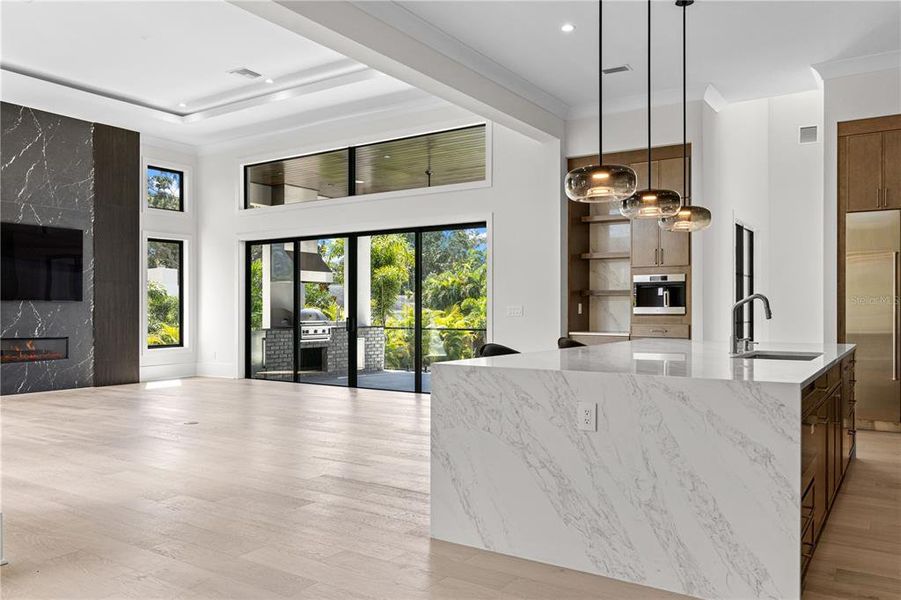 Furnished interior view inside a new home in , St. Petersburg (Image 4).