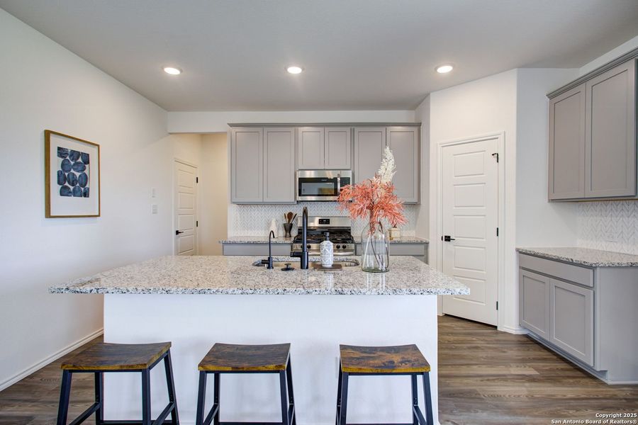 Furnished interior view inside a new home in Comanche Ridge, San Antonio (Image 48).