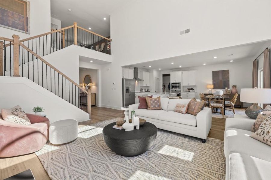 Furnished interior view inside a new home in Wellington Estates, Madison (Image 21). Furnished interior view inside a new home in Wellington Estates, Madison (Image 21).
