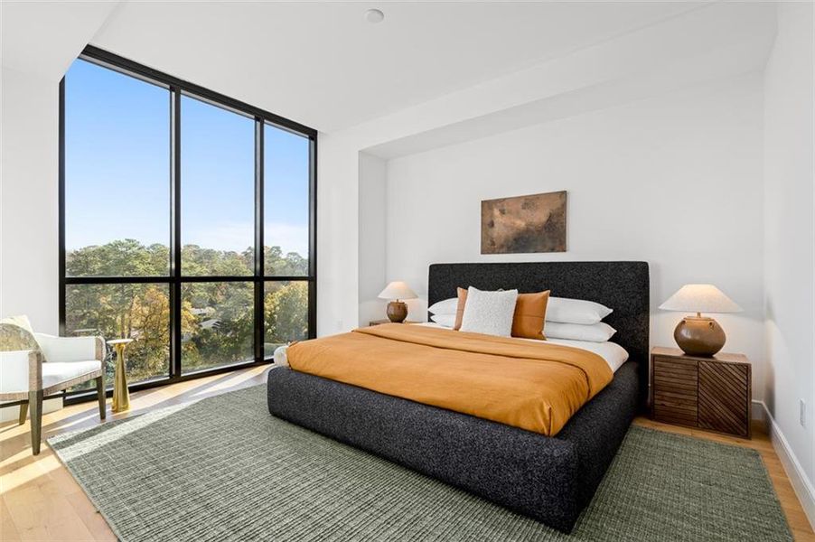 Furnished interior view inside a new home in The Dillon Buckhead, Atlanta (Image 9).