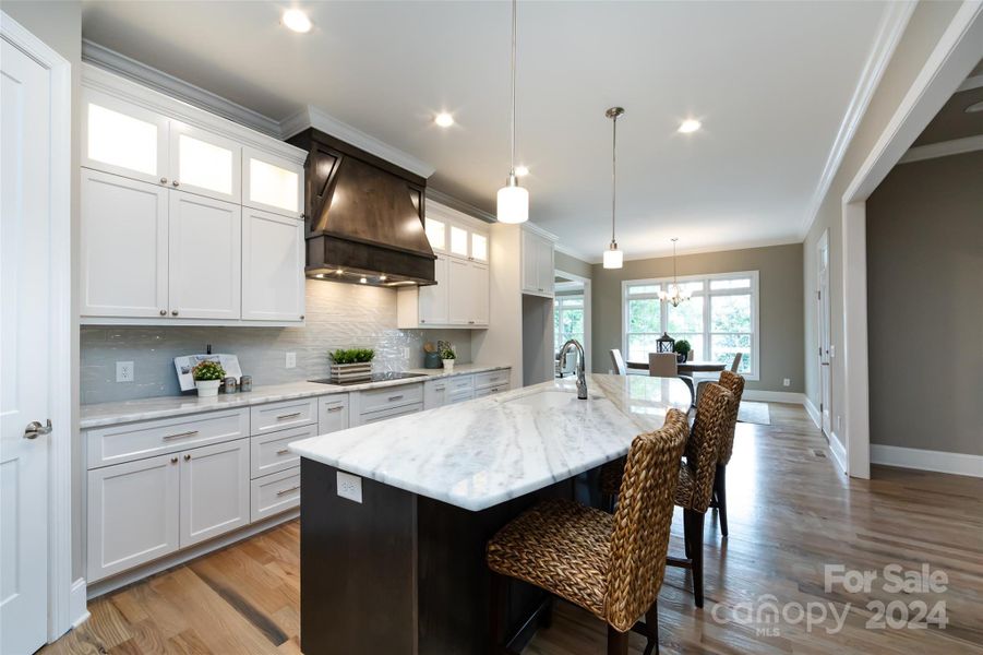 Kitchen Photo is a representation of builders work on Completion of Home Next Door