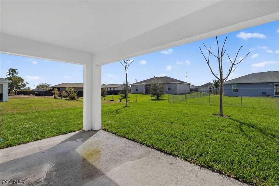 Exterior details and patio area of a home in Cape Coral, Cape Coral (Image 4). Exterior details and patio area of a home in Cape Coral, Cape Coral (Image 4).