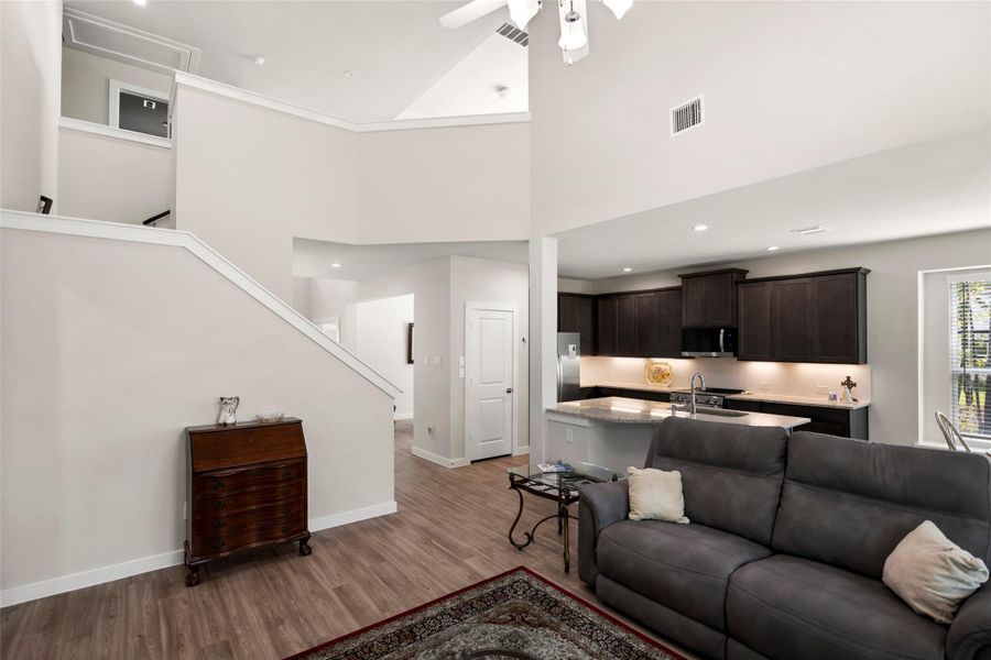 Furnished interior view inside a new home in Oakwood Ranch, Willis (Image 10). Furnished interior view inside a new home in Oakwood Ranch, Willis (Image 10).