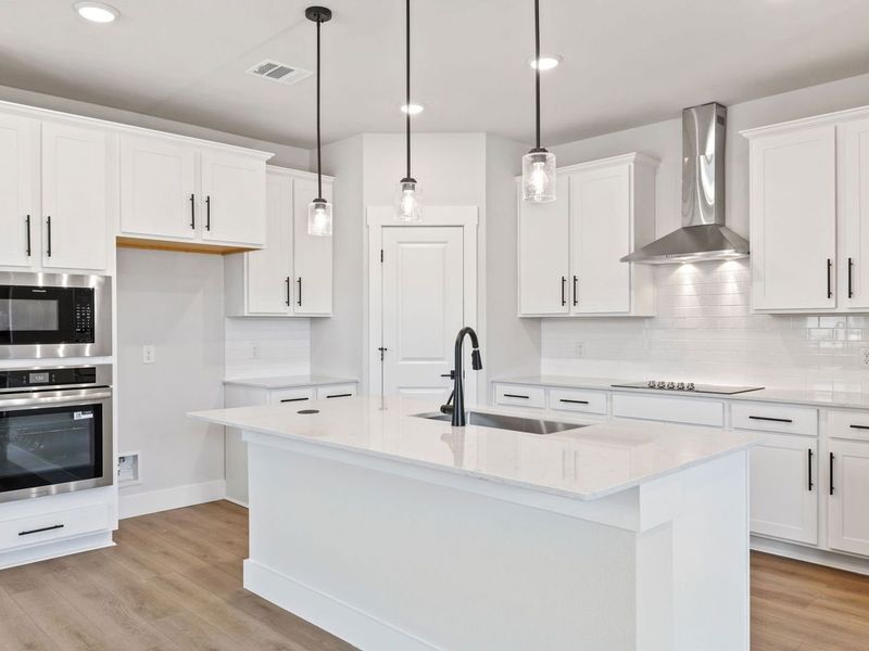 Furnished interior view inside a new home in Lake Park Villas, Wylie (Image 6). Furnished interior view inside a new home in Lake Park Villas, Wylie (Image 6).