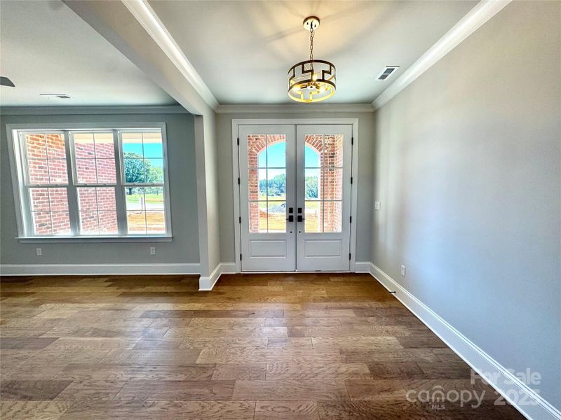 Spacious, unfurnished interior of a new home in Saddlehorn, Troutman (Image 18). Spacious, unfurnished interior of a new home in Saddlehorn, Troutman (Image 18).