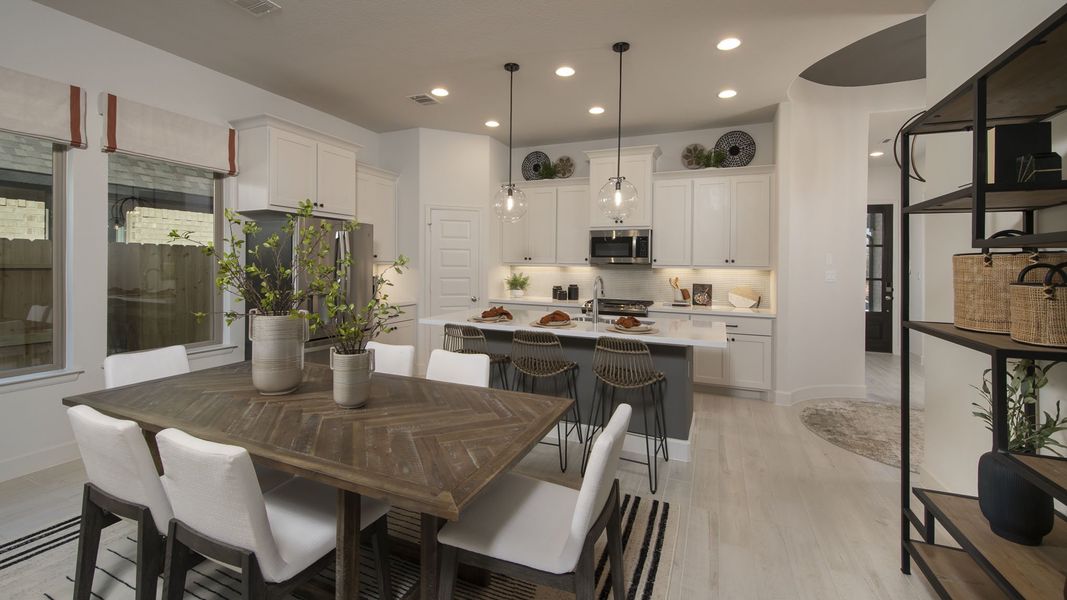 Furnished interior view inside a new home in Brookewater, Rosenberg (Image 36).