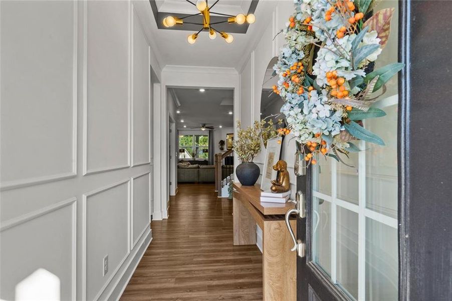 Furnished interior view inside a new home in , Canton (Image 9).